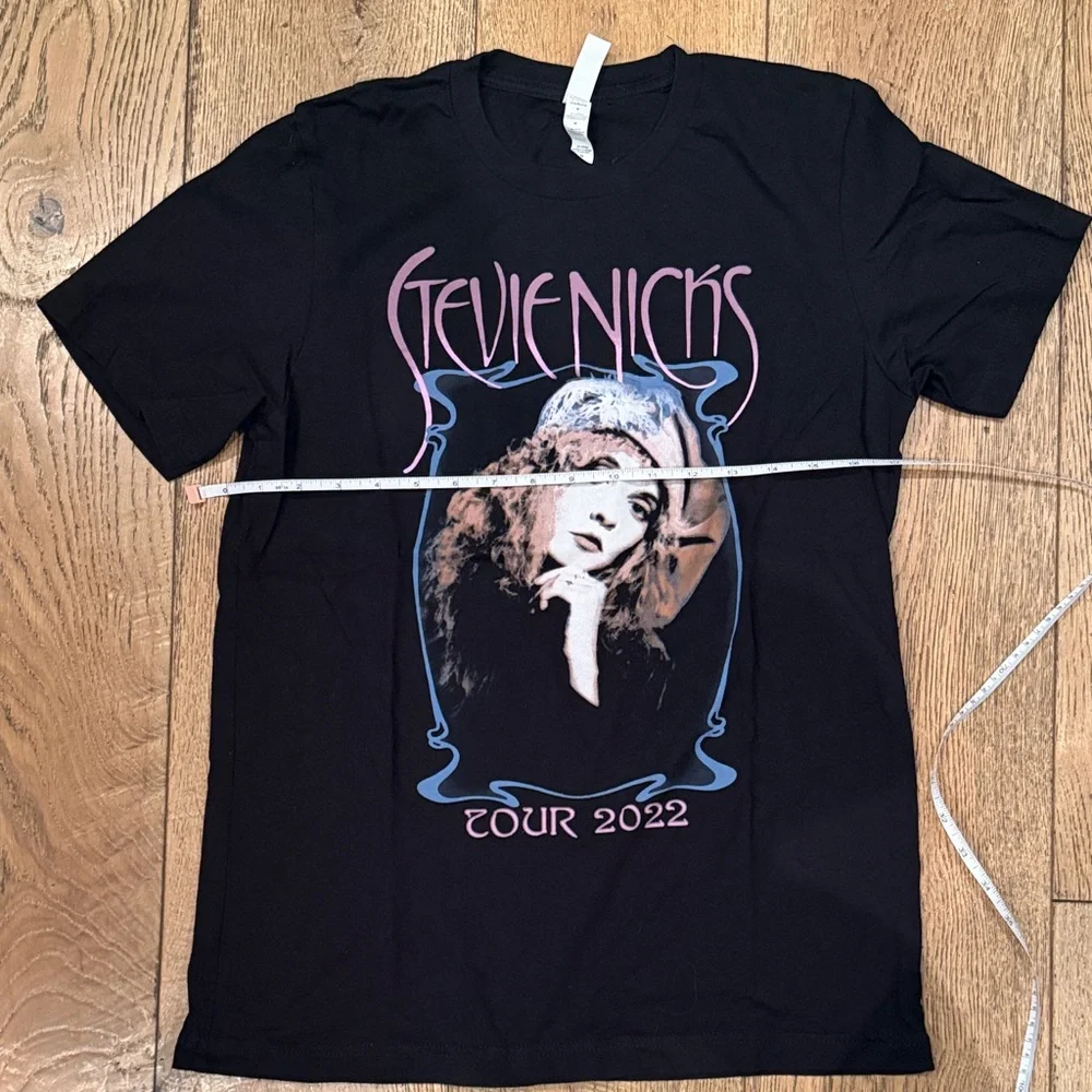 Bella Canvas Black Stevie Nicks Tour 2022 Graphic Tee vintage band t-shirt - Picture 3 of 5